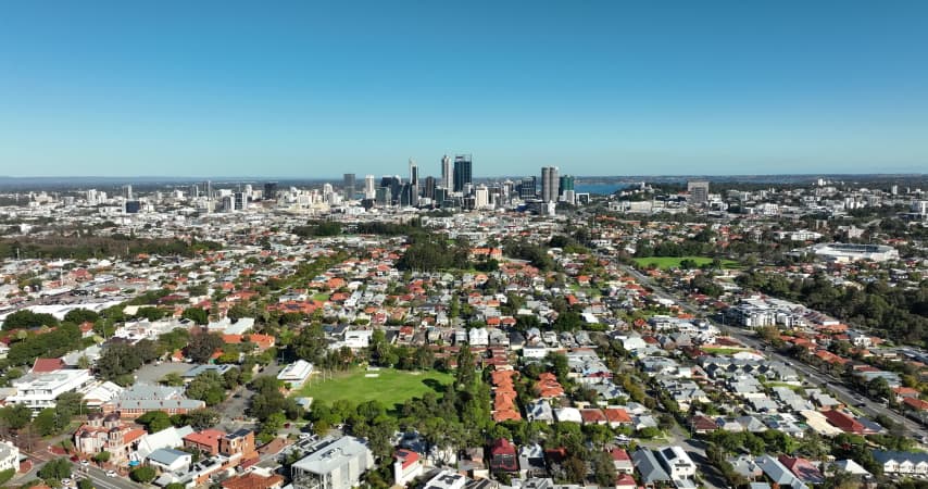 Aerial Image of NORTH PERTH