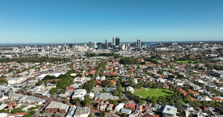 Aerial Image of NORTH PERTH