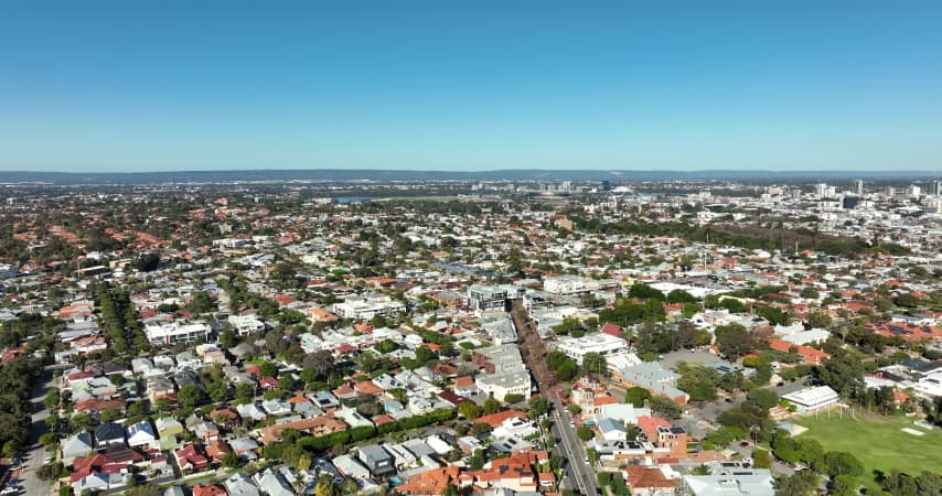 Aerial Image of NORTH PERTH