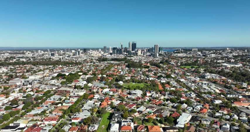 Aerial Image of NORTH PERTH