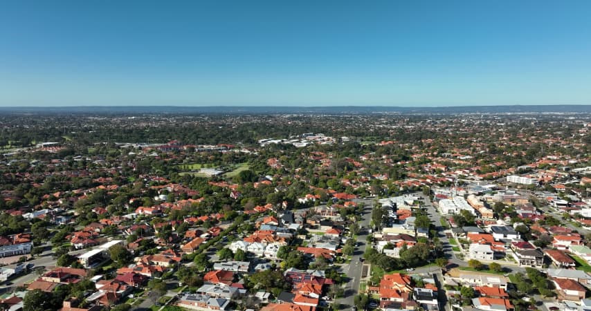 Aerial Image of NORTH PERTH