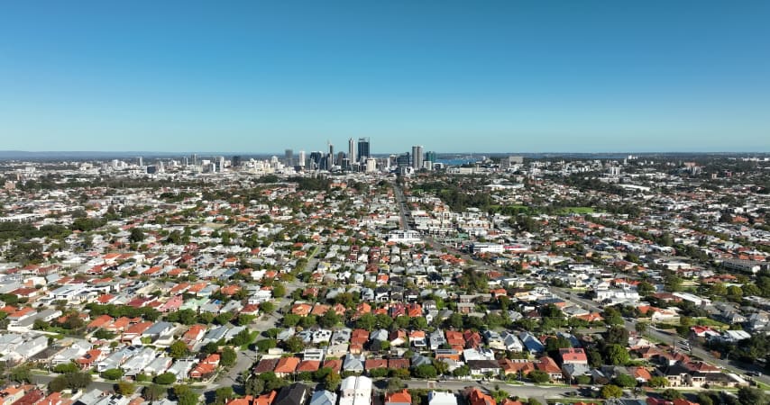 Aerial Image of NORTH PERTH