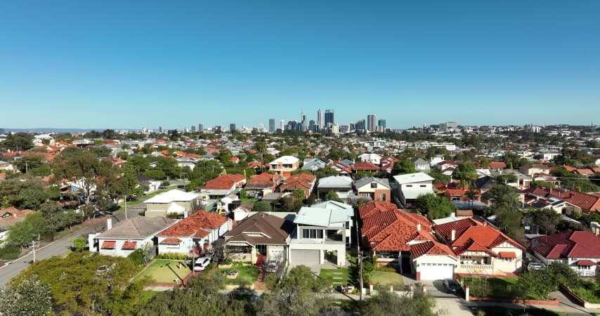 Aerial Image of NORTH PERTH