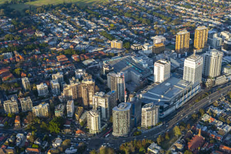 Aerial Image of BONDI JUNCTION EARLY MORNING