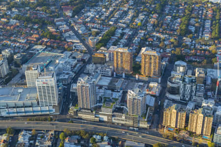 Aerial Image of BONDI JUNCTION EARLY MORNING