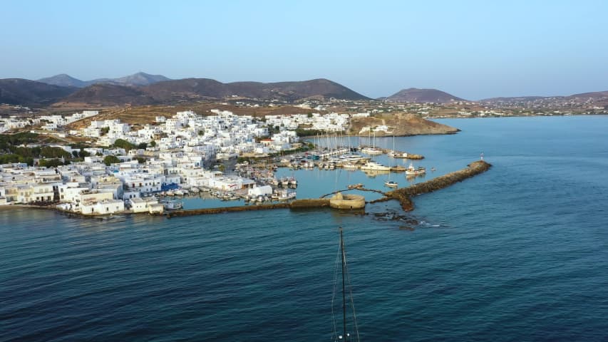 Aerial Image of NAOUSA FORT PAROS