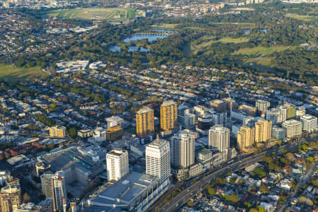 Aerial Image of BONDI JUNCTION EARLY MORNING