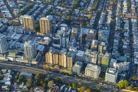 Aerial Image of BONDI JUNCTION EARLY MORNING