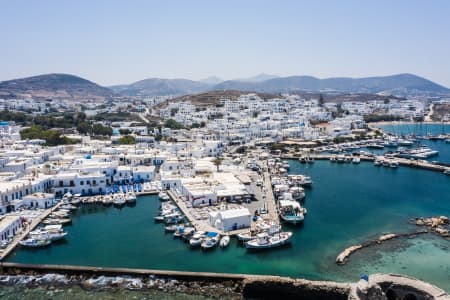 Aerial Image of NAOUSA FORESHORE AND HARBOUR