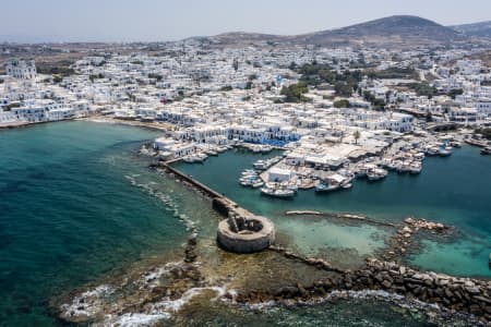 Aerial Image of NAOUSA FORT PAROS
