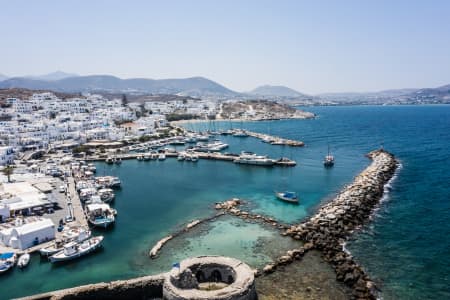 Aerial Image of NAOUSA FORT AND HARBOUR
