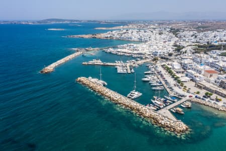 Aerial Image of NAOUSA HARBOUR PAROS
