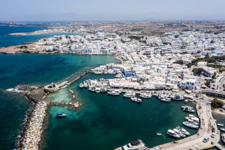 Aerial Image of NAOUSA HARBOUR PAROS