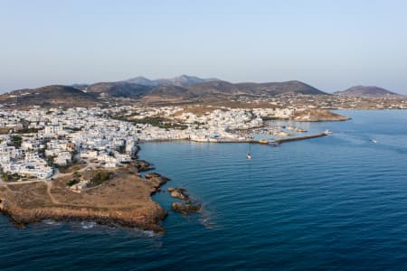 Aerial Image of NAOUSA PAROS GREECE
