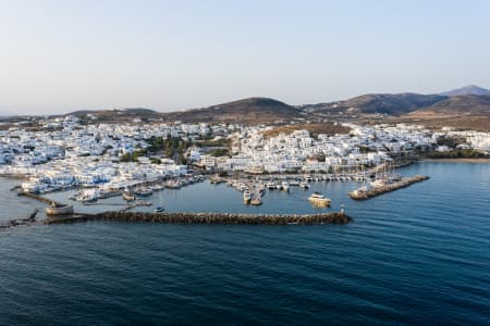 Aerial Image of NAOUSA HARBOUR SUNRISE