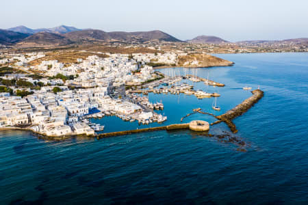Aerial Image of NAOUSA PAROS GREECE