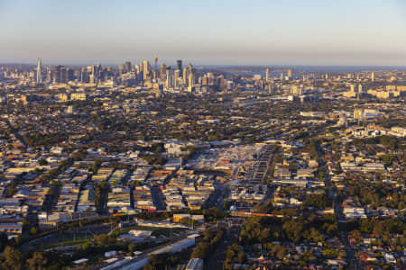 Aerial Image of MARRICKVILLE DUSK