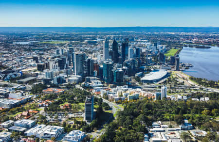 Aerial Image of WEST PERTH