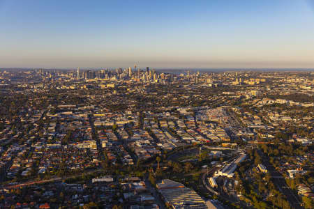 Aerial Image of MARRICKVILLE DUSK