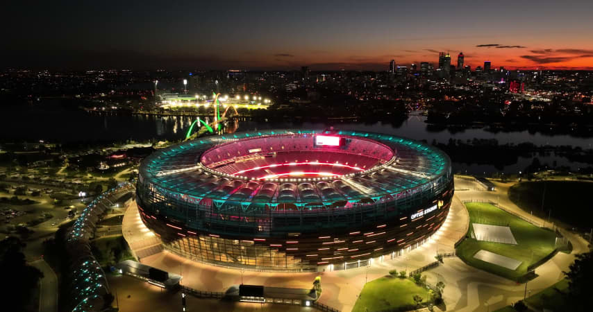 Aerial Image of BURSWOOD DUSK