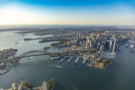 Aerial Image of NORTH SYDNEY EARLY MORNING