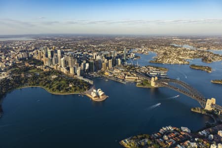 Aerial Image of SYDNEY HARBOUR BRIDGE AND OPERA HOUSE