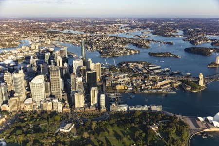 Aerial Image of SYDNEY EARLY MORNING