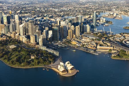 Aerial Image of SYDNEY EARLY MORNING