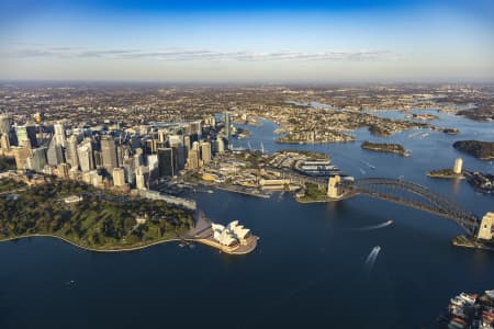 Aerial Image of SYDNEY EARLY MORNING