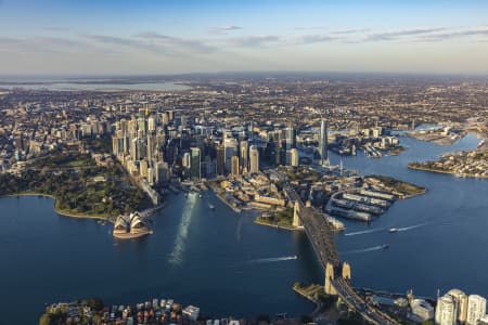 Aerial Image of SYDNEY EARLY MORNING