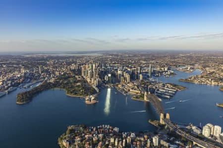 Aerial Image of SYDNEY EARLY MORNING