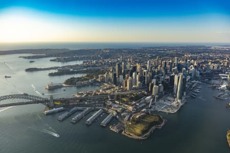 Aerial Image of SYDNEY EARLY MORNING
