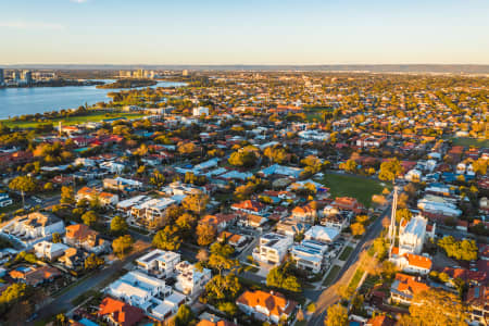 Aerial Image of SOUTH PERTH SUNSET