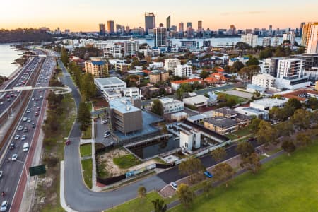 Aerial Image of SOUTH PERTH SUNSET