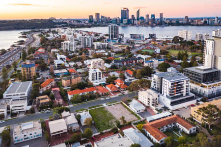 Aerial Image of SOUTH PERTH SUNSET