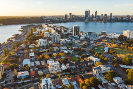 Aerial Image of SOUTH PERTH SUNSET