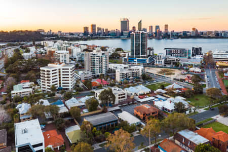 Aerial Image of SOUTH PERTH SUNSET