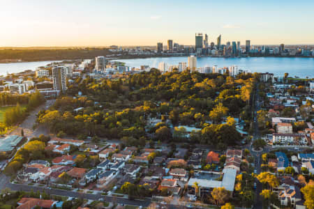 Aerial Image of SOUTH PERTH SUNSET