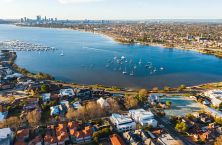 Aerial Image of CANNING BRIDGE SUNSET