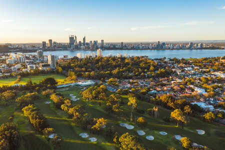 Aerial Image of SOUTH PERTH GOLF COURSE