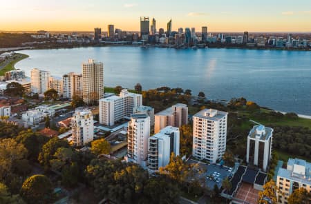 Aerial Image of SOUTH PERTH SUNSET