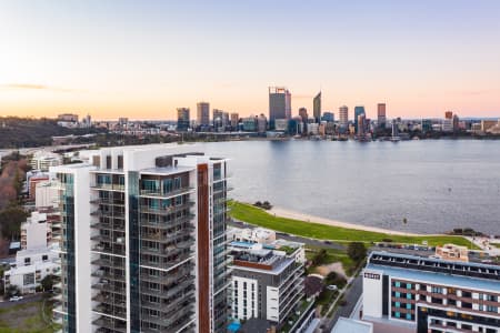 Aerial Image of SOUTH PERTH SUNSET