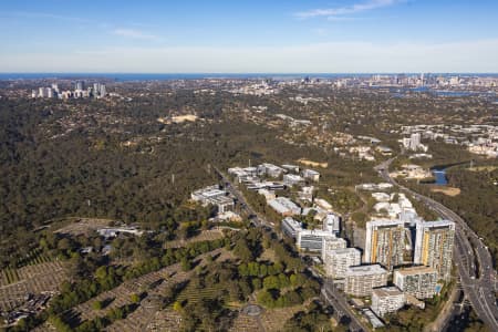 Aerial Image of NORTH RYDE