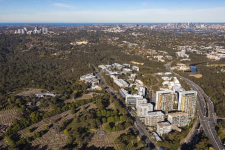 Aerial Image of NORTH RYDE