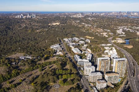 Aerial Image of NORTH RYDE