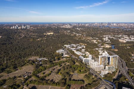 Aerial Image of NORTH RYDE