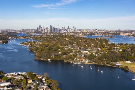 Aerial Image of HUNTERS HILL
