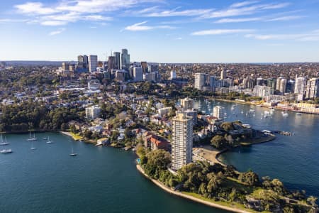 Aerial Image of MCMAHONS POINT