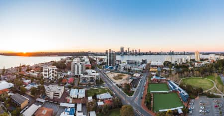 Aerial Image of SOUTH PERTH SUNSET