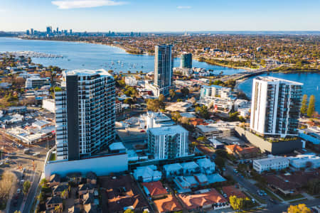 Aerial Image of CANNING BRIDGE SUNSET